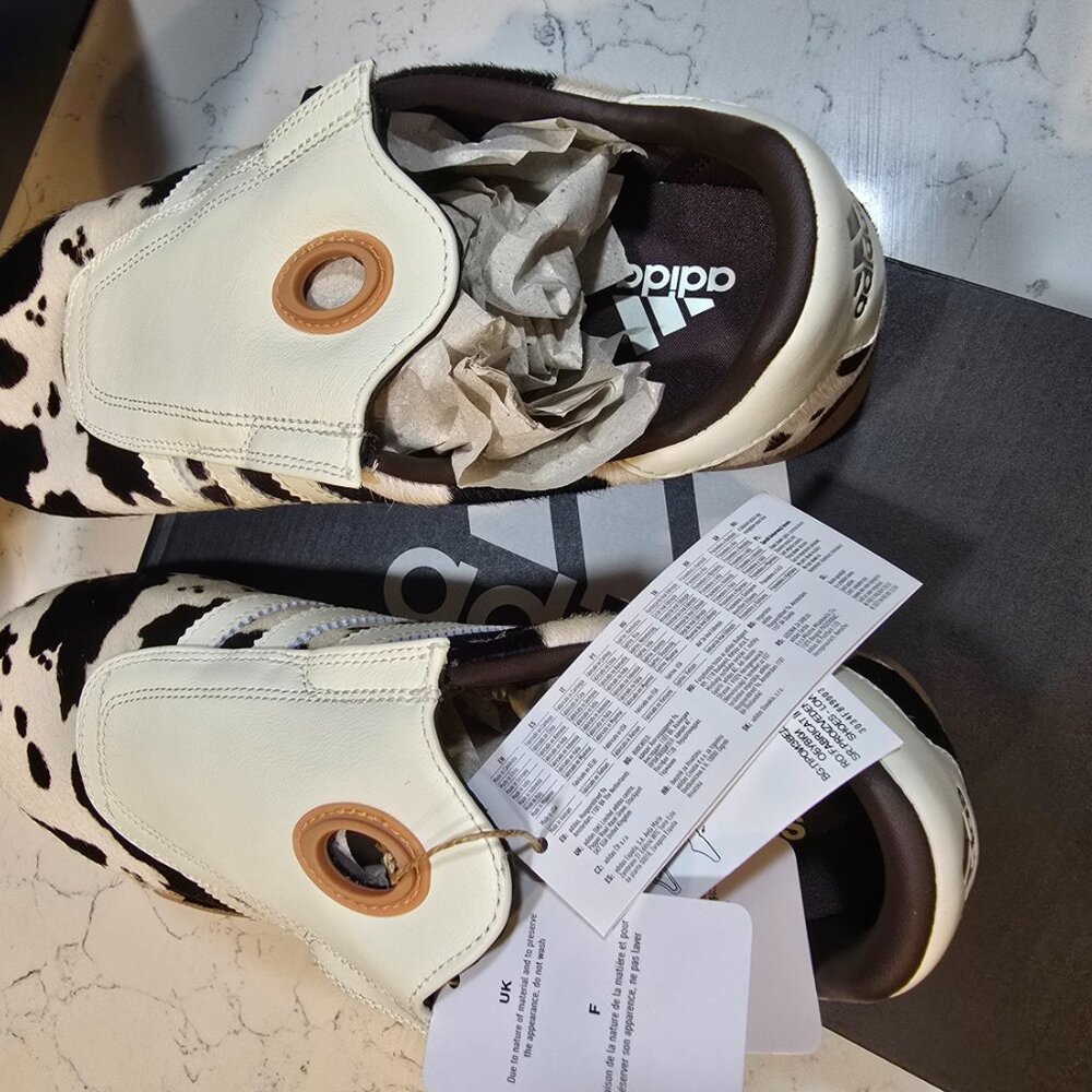 Adidas Taekwondo Mei 'Cow Print' JS0297 Mens Size 10 RARE HTF SNEAKER W 11 NEW - Picture 7 of 14